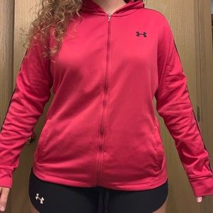 Under Armour Pink Jacket (size medium)